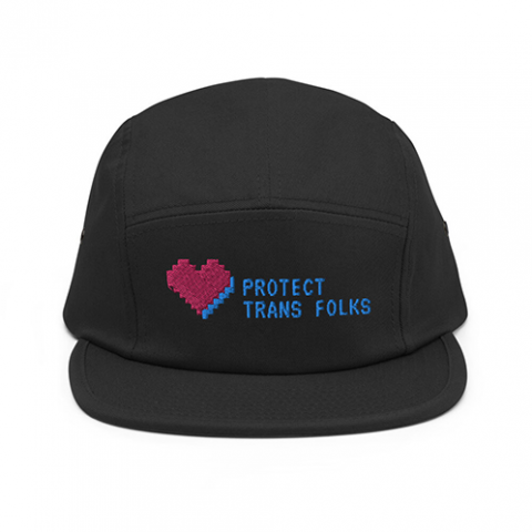 Protect Trans Folks Five Panel Hat